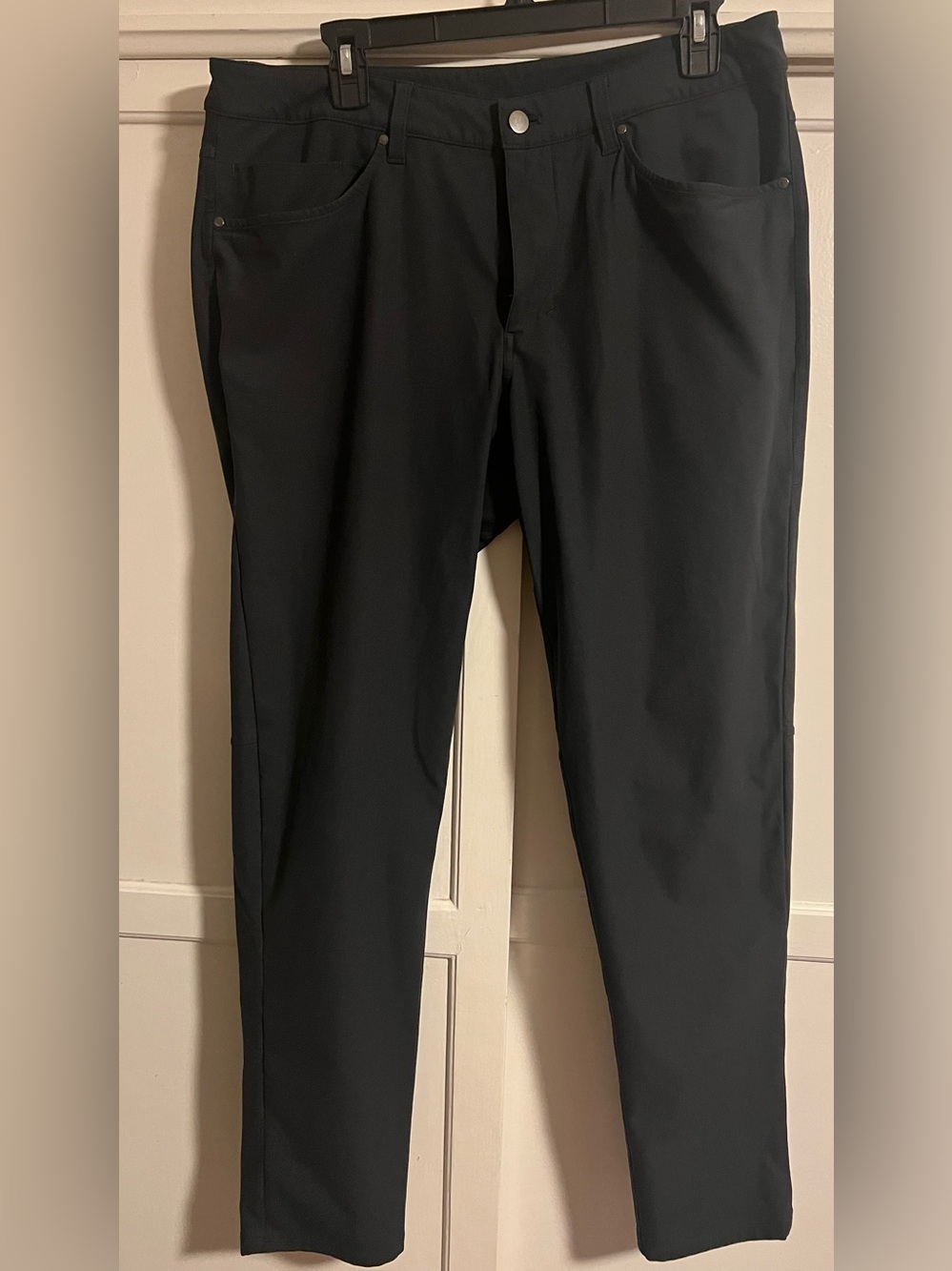 lululemon athletica Black Stretch Chinos